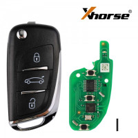 Xhorse DS Style Wireless Universal Remote Key 3 Buttons XNDS00EN for VVDI Key Tool 5pcs/lot